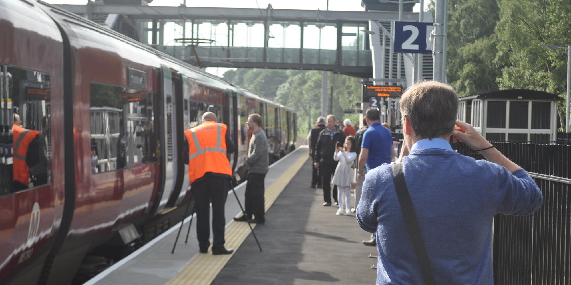 Photo: Kirkstall Forge - first train.